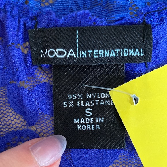 Moda lace top size S - Picture 2 of 3